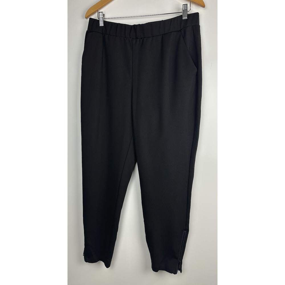 Universal Standard Moro Pocket Signature Ponte Pants Blk Ankle Zip Size S 14 16 - Picture 13 of 13